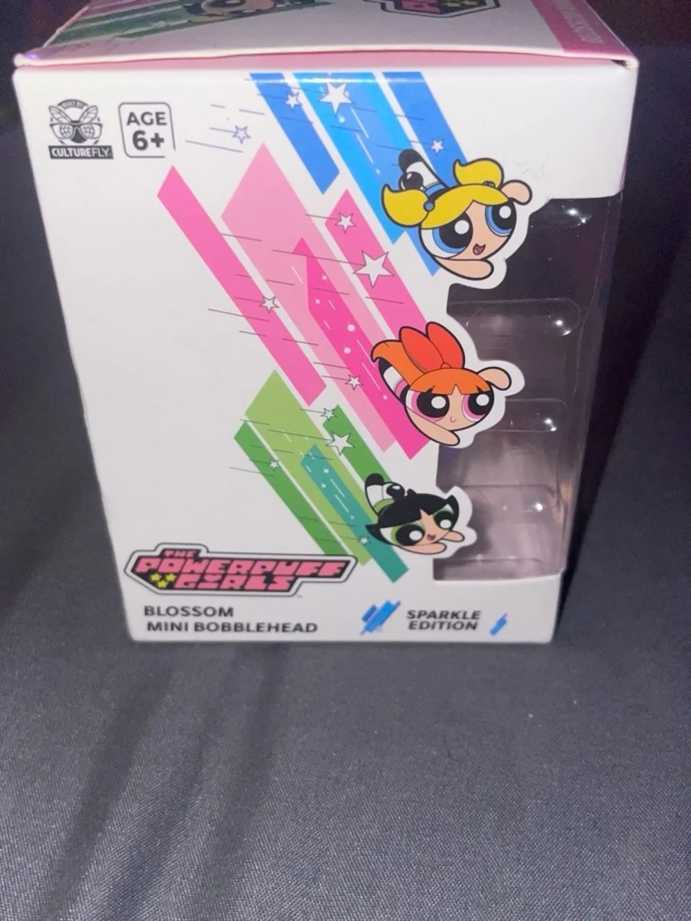 Cartoon Network Powerpuff Girls Blossom Sparkle Mini Bobblehead - Pink